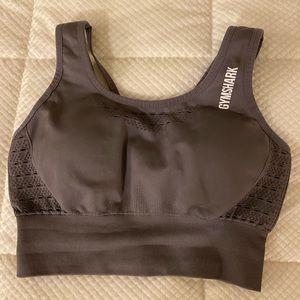 Gymshark Energy+ Seamless Grey Crop Top